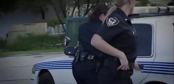  Two Busty Cop Bitches Arrested And Fucked Black Guy Outdoor